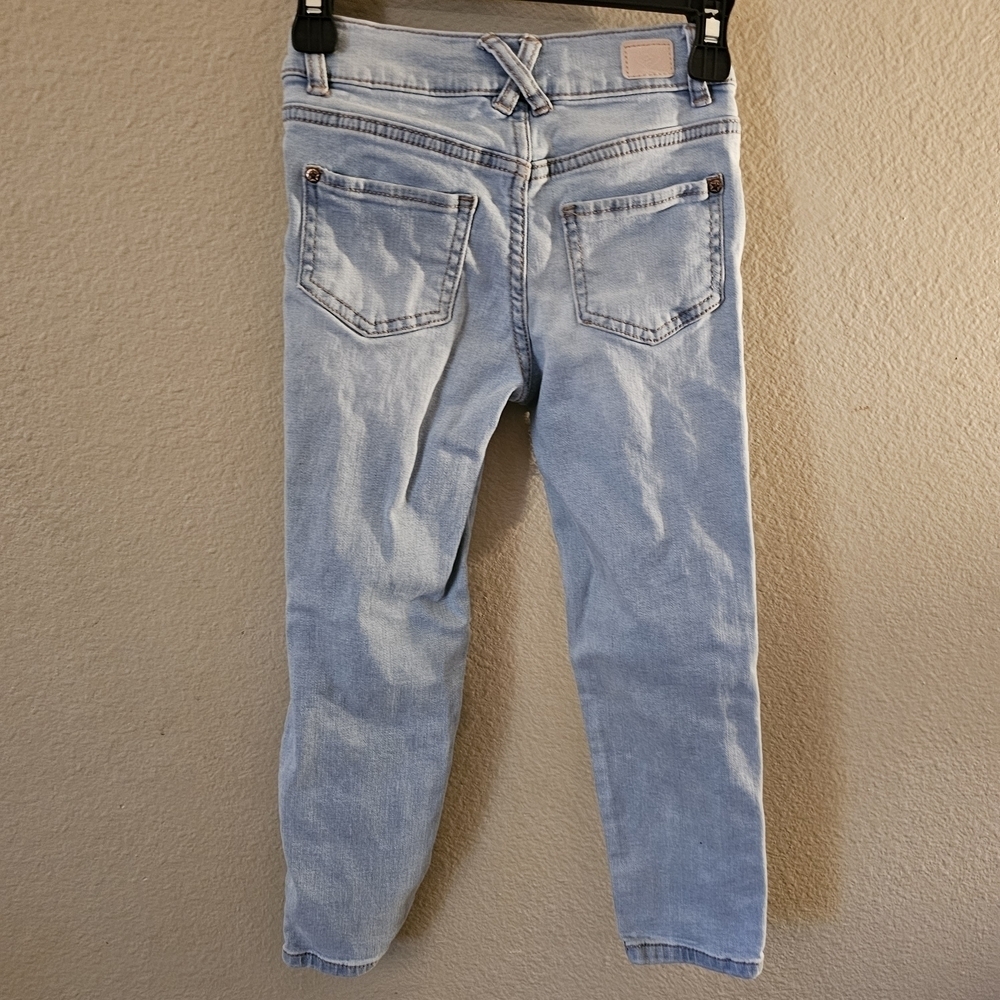 Celebrity Pink Light Wash Distressed Kids Jeans - Picture 11 of 13